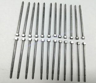 SKD61 Material Square Head Head Pins Ejector Straight With 52HRC