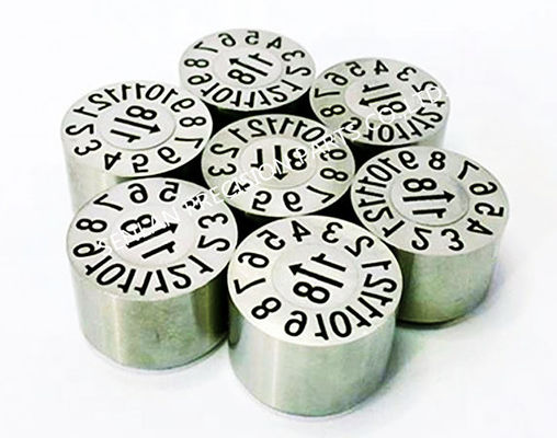 DEM استاندارد SUS420 مواد تزریق پلاستیک قالب قطعه تاریخ علامت گذاری درج تاریخ مهر