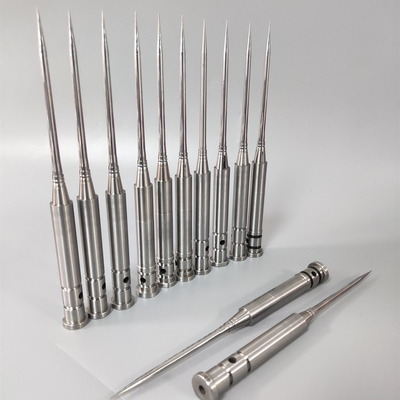 قطعات ابزار پزشکی پین مستقیم هسته فولادی SKD61 Die Steel Nitriding
